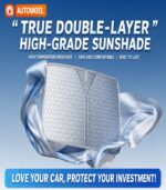 2026 Car Windshield Sun Shade Umbrella – Front Glass Foldable Sunscreen Cover for Heat Protection