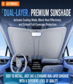 2026 Car Windshield Sun Shade Umbrella – Front Glass Foldable Sunscreen Cover for Heat Protection - Image 2