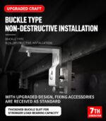 BYD Shark 6 Roller Tonneau Cover – Hard Retractable Bed Lid - Image 5