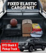 BYD Shark 6 Cargo Net – Truck Bed Luggage Organizer Stretch Net - Image 3