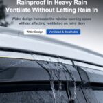 MG Window Visors – 4-Piece Rain Guards for ZS/HS/MG5/ES5/MG4/GS
