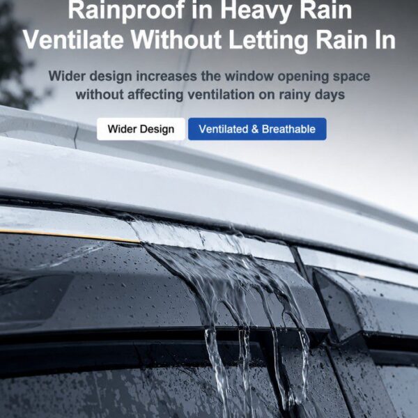 MG Window Visors – 4-Piece Rain Guards for ZS/HS/MG5/ES5/MG4/GS