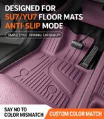 Xiaomi SU7 YU7 TPE Floor Mats – All-Weather Custom Full Set - Image 3