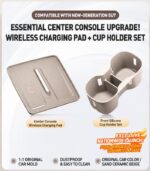 Xiaomi SU7 Interior Silicone Kit – Wireless Pad, Cup Holder & Organizer - Image 2