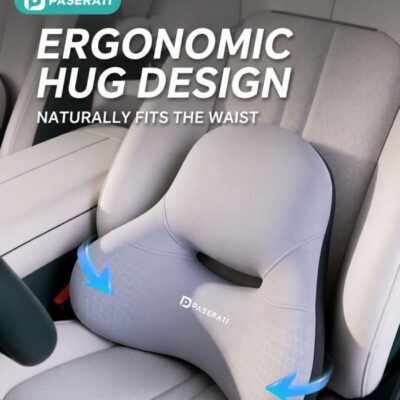 Xiaomi SU7 YU7 Headrest & Lumbar Pillow Set – Memory Foam Car Seat Cushion