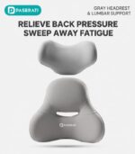Xiaomi SU7 YU7 Headrest & Lumbar Pillow Set – Memory Foam Car Seat Cushion - Image 7