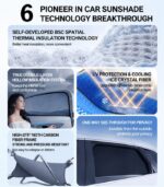 NIO ES6/EC6/ES8/ET5/ET7 Side Window Sun Shade – Privacy Car Curtain - Image 5