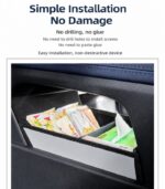 Xpeng G6 Center Console Storage Box – Lower Organizer Tray with Raised Edge - Image 2