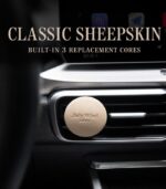 JulyWind Lambskin Car Vent Diffuser – Luxury Refillable Aroma Clip - Image 2