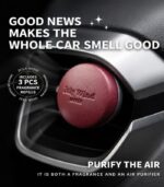 JulyWind Lambskin Car Vent Diffuser – Luxury Refillable Aroma Clip