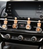 Cute Cartoon Car Vent Clip Air Freshener – Refillable Perfume Diffuser Bottle - Image 4