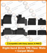 Jaecoo J5 EV RHD TPE Floor Mats – Custom Waterproof Carpet Set - Image 2