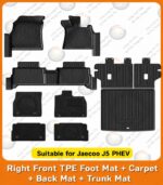 Jaecoo J5 EV RHD TPE Floor Mats – Custom Waterproof Carpet Set