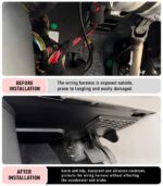 MG4 Driver Side Kick Panel Cover – Protective Trim for Steering Column - Image 4