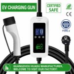 7KW Type 2 Portable EV Charger – 32A Adjustable Current EVSE