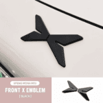 Xpeng MONA M03 Gloss Black Emblem – Metal Badge Overlay Kit - Image 2