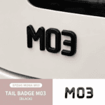 Xpeng MONA M03 Gloss Black Emblem – Metal Badge Overlay Kit - Image 3