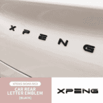 Xpeng MONA M03 Gloss Black Emblem – Metal Badge Overlay Kit - Image 4