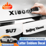 Xiaomi SU7 Gloss Black Emblem Kit – Stealth Badge Overlay Set