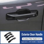 BYD SHARK 6 Exterior Trim Kit – Mirror Covers, Door Handles & Badges - Image 6