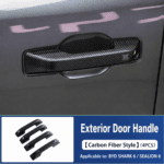 BYD SHARK 6 Exterior Trim Kit – Mirror Covers, Door Handles & Badges - Image 6