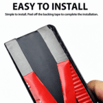 Universal Carbon Fiber Rear Spoiler – No-Drill Trunk Lip Wing - Image 4