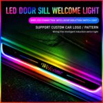 Wireless RGB LED Door Sill Lights – 7 Color Car Welcome Pedal Strips - Image 2
