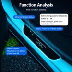 Wireless RGB LED Door Sill Lights – 7 Color Car Welcome Pedal Strips - Image 3