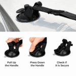SUV Side Awning with Suction Cups – Blackout Sun Shade Canopy for Camping - Image 2
