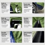 SUV Tailgate Tent with Awning – Waterproof Car Rear Canopy for Camping - Image 2