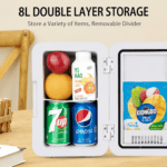 8L Portable Car Fridge – Thermoelectric Cooler Warmer for Home & Travel - Image 2