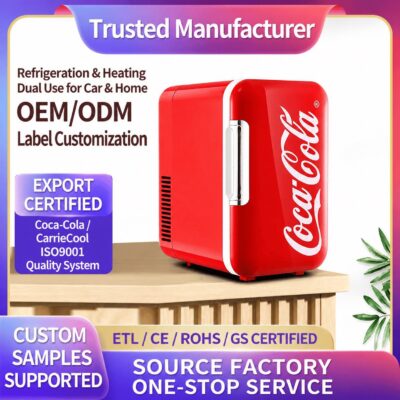 Coca-Cola 6L Mini Fridge – Thermoelectric Cooler Warmer for Car & Home