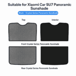 Xiaomi SU7 Ice Crystal Sunshade – Panoramic Roof Heat Block Cover - Image 3