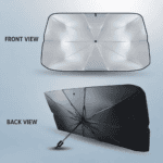 Foldable Car Windshield Sun Shade Umbrella – Heat & UV Protection