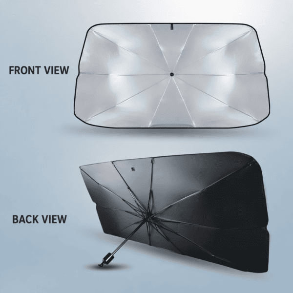 Foldable Car Windshield Sun Shade Umbrella – Heat & UV Protection