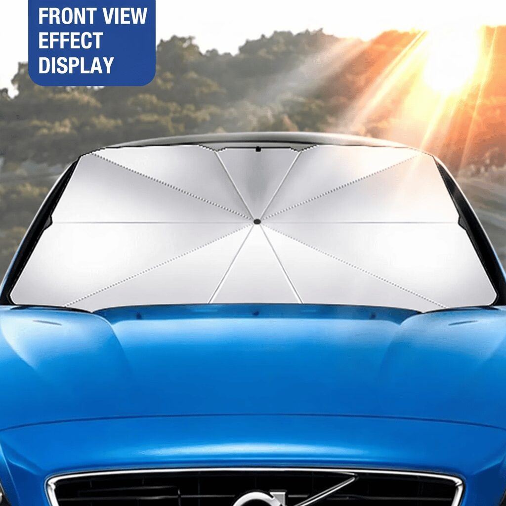 1785167424_adb71b92 Foldable Car Windshield Sun Shade Umbrella – Heat & UV Protection - Image 4