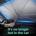 Foldable Car Windshield Sun Shade Umbrella – Heat & UV Protection - Image 2