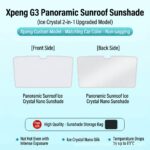 Xpeng P7 Ice Crystal Sunshade – Panoramic Roof Heat Block Cover - Image 7