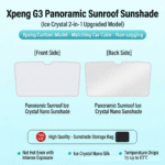 Xpeng P7 Ice Crystal Sunshade – Panoramic Roof Heat Block Cover - Image 7