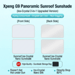 Xpeng P7 Ice Crystal Sunshade – Panoramic Roof Heat Block Cover - Image 8