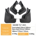 Xiaomi YU7 Mud Flaps 2025 – Soft Rubber Fender Splash Guards - Image 3