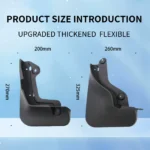 Xiaomi YU7 Mud Flaps 2025 – Soft Rubber Fender Splash Guards - Image 4