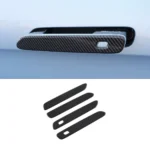 BYD Seal EV Gloss Black & Carbon Exterior Trim Kit – Mirror Covers, Door Handles, Charging Port & Spoiler - Image 3
