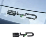 BYD Seal EV Gloss Black & Carbon Exterior Trim Kit – Mirror Covers, Door Handles, Charging Port & Spoiler - Image 16