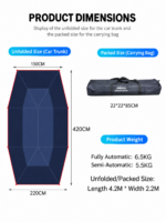 Automatic Car Sunshade Umbrella | Remote-Controlled Portable Car Cover - Image 3